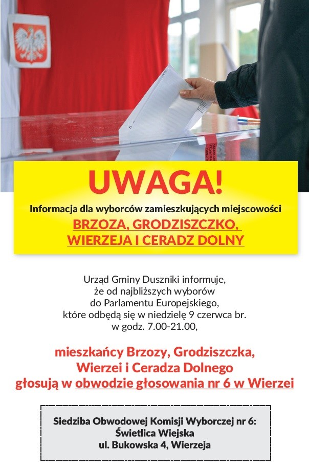 Ulotka informacyjna